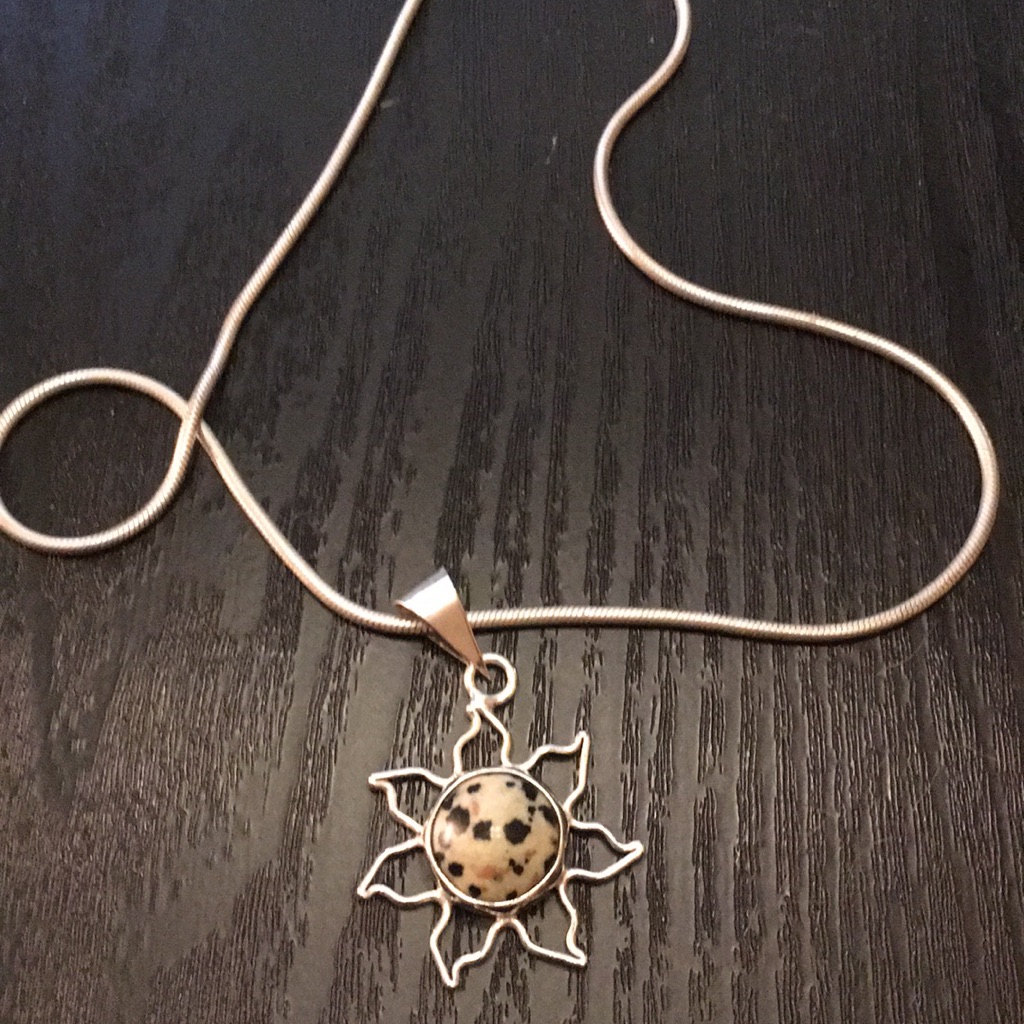 Stone Sun Pendant 65$